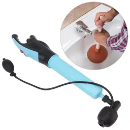 XHTLLO Toilet Plunger, Wear Proof Detachable Heads Reusable Plunge Blaster, Efficient Cleansing Capability Sink Plunger, for Bathroom, Kitchen, Bathtub image 3