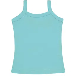 bodycare Kids Girl's Regular Fit Vest| 100% Cotton| Skin Friendly | Lightweight | Sleeveless Design | Pack Of 3 (Color & Print May Vary) image 2