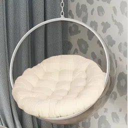 THE STYLE SUTRA Hammock Chair Cushion Comfortable Swing Chair Pad for Kitchen Balcony Beige image 5