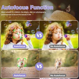 BEVLXNIV Digital Baby Camera For Kids Teen Boys Girls Adults,1080P 48Mp Kids Camera With 32Gb Sd Card,2.4'' Digital Camera With 16X Digital Zoom,Compact Mini Camera Kid Camera For /Student(Purple) image 2