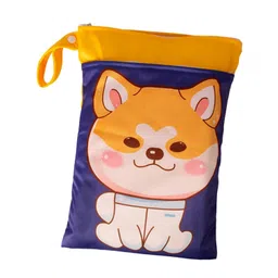 Diaper Pouch Portable Reusable Waterproof Infant Diaper Bag Diaper Organizer Puppy image 4