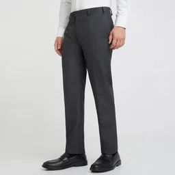 raymond Men's Slim Fit Mid Rise Trouser image 3