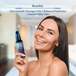 Blue Nectar Rosemary Hair & Scalp Serum for Women & Men | Advanced Hair Growth Serum for Dry & Frizzy Hair | with Plant Based Keratin (17 Herbs, 50ml) image 3