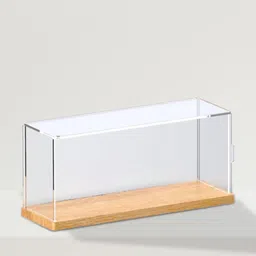 THE STYLE SUTRA Countertop Action Figures Display Box Showcase Wood Bottom for Retail Stores 30x10x13.5cm image 5
