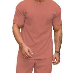 smowkly Men Cotton Pajama Set|| T-Shirt And Shorts Set For Men||Night Wear For Men||Night Suit For Men image 1
