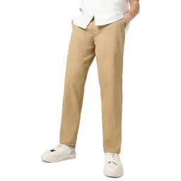 urbano fashion Men's Cotton Regular Fit Casual Chinos Trousers Stretch image 1