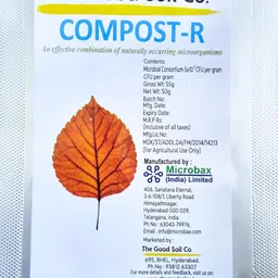 Compost-R – Fast-Acting Kitchen & Garden Compost Accelerator | 50g | Microbial Formula for to Naturally Compost Kitchen & Garden Waste | 100% Natural & Eco-Friendly image 1
