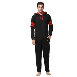 mack jonney Men's Cotton Solid Night Suit Pajama Set image 1