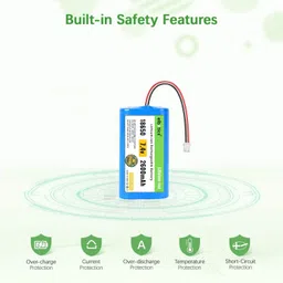 elbotics 7.4V 2000mAh Li-ion Rechargeable Battery Pack JST-PH 2.0/2P Plug Lithium-ion Batteries for Electronics Products, Toys Lighting, Bluetooth Equipment Fit for RC Helicopter Car Truck & RC Boats image 3