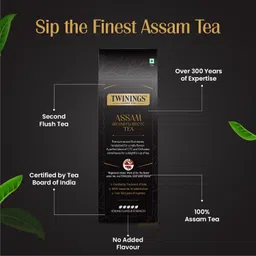Twinings Assam Second Flush CTC Tea, 250g | Pack of 1 | 100% Assam Tea| Premium Black Tea | Strong Flavour Strength | For Malty, Robust Flavour | No Added Colour | Enjoy a Hot Cup of Tea image 4