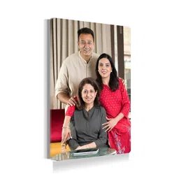 Print Mania Customized Acrylic HD Picture Frame | Clear UV Printing, Frameless Wall Mount | Personalized Gift Poster Frame for Anniversary, Birthday Gifting (8x12 inches, Vertical Orientation) image 3