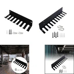 CALANDIS™ Home Gym Storage Rack Home Decoration Barbell Fitness Equipment Shelf Holder Short | Weight Storage | Strength Training | Fitness Running & Yoga image 3