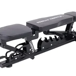 Gamma Fitness Adjutable Exercise Gym Bench MB-900 | Laser Cutting Adjustable Panels | Commercial Quality | 500 Kg Load Bearing Capacity | For Commercial Gym or Home Gym (Imported) image 4