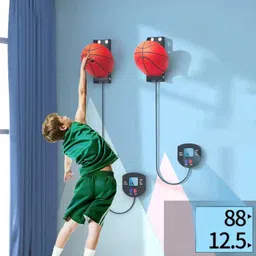 ATORSE® Toy Jumping Trainers Promotes High Jump Long High Jump Artifact for Sports with Height Stickers image 2