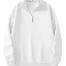 sxv style Men's Half Zipper Collared Sweatshirt image 1