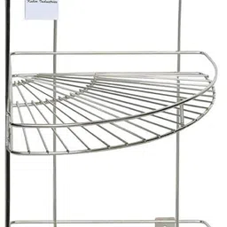 Kuber Industries Stainless Steel Storage Rack, Silver (CTKTC1347), Standard image 2