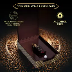 BELLAVITA TAAJ Jannat Unisex Long Lasting Attar for Man and Woman 12ml | Cinnamon, Oud, Cedar, Patchouli and Tonka Bean | Non-Alcoholic Roll On | Ideal Gift image 4