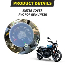 B.K ACCESSORIES Bike Monsoon Cap Cover Premium Waterproof PVC Meter Cove for RE Hunter Model image 2