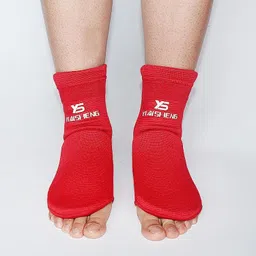 calandis CALANDIS™ Muay Thai Ankle Support Wraps Ankle Protector for Sparring Grappling Kicking Red S | Elbow, Knee & Ankle Guards | Protective Gear | Boxing, Martial Arts & MMA image 4