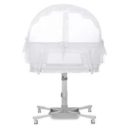Dream on Me Breeze Swivel Bassinet in White image 1