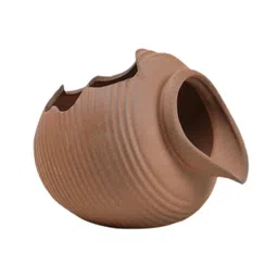 club bollywood BNF® Waterfall Water Fountain Jar Clay Pot Accessory Flowing Water Ornament Brown|Home & Garden | Home Decor| Indoor Fountains|1 Water Fountain Jar image 3