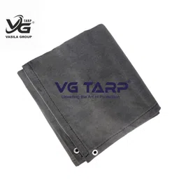 Blue Max 12X12 Grey Canvas Tarpaulin – Durable, Water-Resistant Cover for Outdoor Activities, Camping, Building Sites, Equipment Protection, Agriculture, and Multipurpose image 3