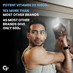 Carbamide Forte Vitamin d3 10000iu | Chewable Vitamin D Tablets | D3 Supplement for Bone & Immunity | Vitamin D3 Supplement for Women & Men | Orange Flavour - 60 Tablets image 3