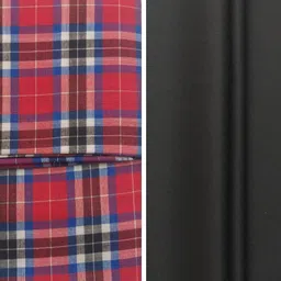 Pri & Su CottLinns Combo fo Cotton Linen Checkered Shirt Fabric 800029 & Trouser 90025 image 1