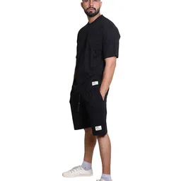 kepa Night Dress for Men Co-ord Set – Soft Cotton T-Shirt and Shorts – Summer Cord Set for Men – Beachwear, Nightwear, Travel and Airport Outfit image 2
