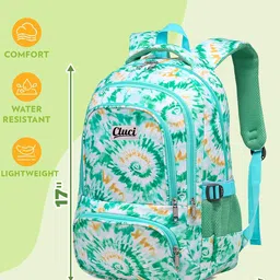 cluci 35 Litre School Bag Water-Resistant Laptop& Travel Backpack - Unisex Large 19 Inches Multipurpose Travel Backpack for Boys & Girls, Men & Women- Ideal for College and School and office Use image 2