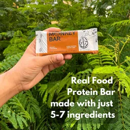 MONKEY BAR - Classic 4 Protein Bars - 8 Bars, 50g each, 10-12g Protein, Healthy & High Protein Snack, No Added Sugar, 5-7 All Natural Ingredients image 2