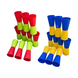 bnf® 10Pcs Flip Cups Agility Training Running for Basketball Indoor Red Green | Team Sports | Soccer | Training Aids image 1