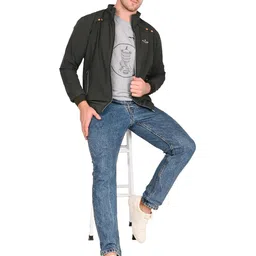 youth ride Men's Lightweight Single Layer Windcheater Jacket | Full Sleeve Red Solid Men Casual Jacket image 2