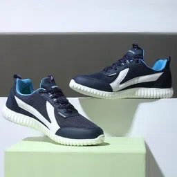 impakto Driftwave Casual, Sports, Running,Walking, Gym,Training Lace-Up Wide Toe Box Shoes for Men's & Boy's, Breathable Mesh for Enhanced Airflow, Rubberised Anti-Skid EVA Sole image 2