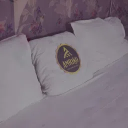 AMRIKO Premium Printed Mosquito Net for Double Bed (6x7 Feet) | Exclusive Designer Print | Sturdy & Durable Machardani | Ultra-Fine Mesh | Pink Print image 5