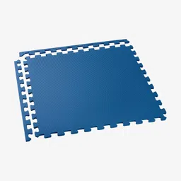 We Sell Mats Blue 48 Sq Ft (12 Tiles + Borders) Foam Interlocking Anti-Fatigue Exercise Gym Floor Square Trade Show Tiles image 4