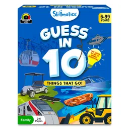 Skillmatics Guess in 10 Things That Go, Perfect for Boys, Girls, Kids Who Love Card Games, Educational Toys & Board Games, Gifts for Ages 6, 7, 8, 9 image 1