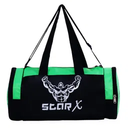 star x Nylon-Mesh Floro-Bar-1010 Gym Bag, Adult Large (Green) | Gym Equipment for Home Gym Workout Weight Lifting Strength Training & Exercise Fitness Gym Accessories image 2