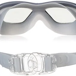 i-swim MENS COSTUME IS-5248 BLACK YELLOW MANTONGNI SIZE FREE SIZE WITH GOGGLES SILICONE IS-SG LARGE WITH BOX GREY image 4