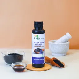 Grenera Black Cumin Seed Oil 250 ml, Cold Pressed, Nigella Sativa, Kalonji Oil for Immunity, Skin, Hair, Rich Source of Natural Thymoquinone, Rich in Omega 3,6 & 9 image 2