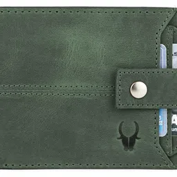 wildhorn Leather RFID Protected Leather Wallet Men, Green Hunter image 4