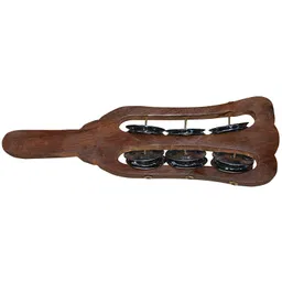 sm'sai musicals Hand Percussion Cymbals Jhika Indian Musical Instrument image 2