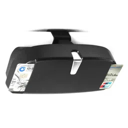 AUGEN Multi-Function Big Face Sunglasses Frame Car Glasses Case Sun Visor Clip Holder Eyeglasses Glasses Case Storage Box Accessories (Black) image 1