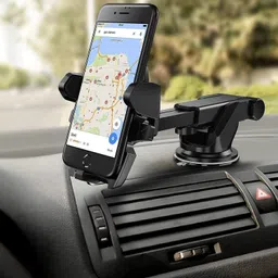 hayberg Hayberg® 360 Degree Rotating Adjustable Mobile Holder Stand for Car Windshield/Dashboard for Mahindra XUV 500 image 1