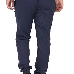 Track Pants for Men's | Cotton Track Pants | Two Side Pockets with Full Elastic Sport Wear Running Gym Jogger Track Pant (Combo Pack of 2) image 3