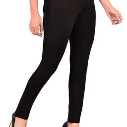 instacrysta Jeggings for Women and Girls Slim Fit Plain Pants Skinny Fit Stretchable Trousers image 4