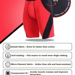 tryb Men's Sports Underwear | Stretchable Energizer Compression Long Trunks for Running & Gym Workout | Quick Dry, Moisture Wicking | Athletic Innerwear Boxers image 5