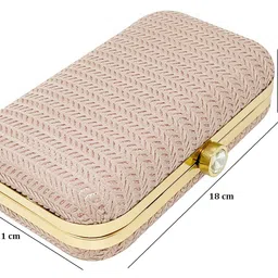 ailtino Handicraft Beautiful Bling Box womens Clutch Bag Purse For Bridal, Casual, Party, Wedding image 3