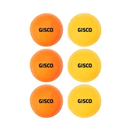 gisco Synthetic Cricket Wind Balls Kit (Standard Size, Multicolour)- Pack of 6 image 1