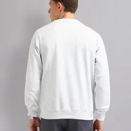 arvind Slim Fit Solid Sweatshirt image 5
